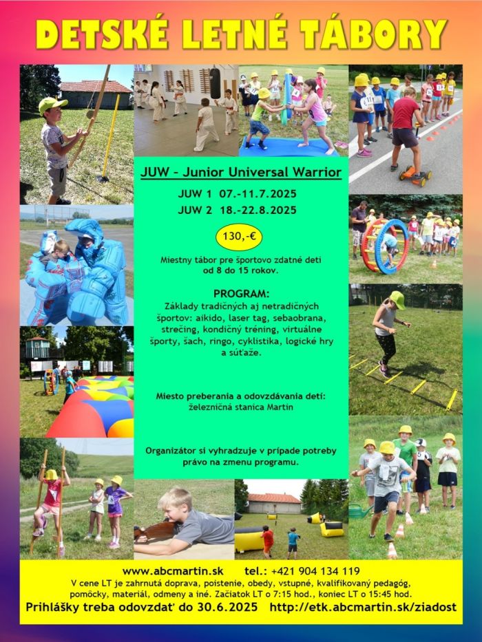 Letné tábory 2025
